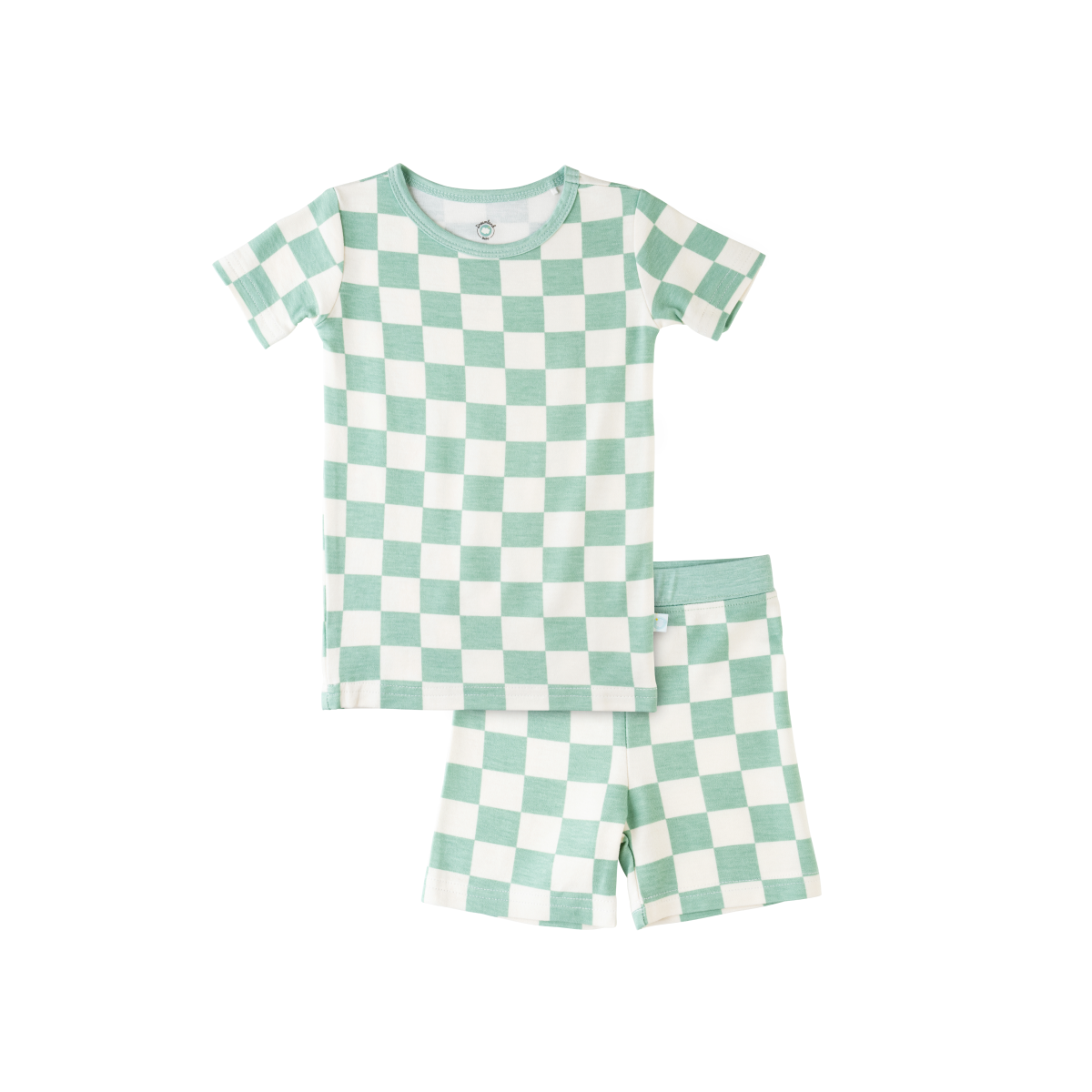Image of Toddler Short-Sleeve Bamboo Pajamas